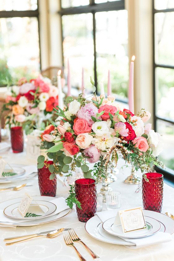  Garden Inspired Bridals with Pops of Pink + Hints of Gold, L'Estelle Photography, Vintage Meant for Rent, Infinity Luxury Linens + Decor, Full Bloom Flowers, Hello Sunshine Cake Studio