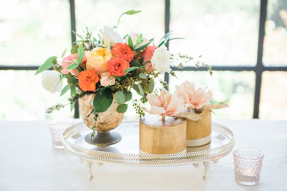  Garden Inspired Bridals with Pops of Pink + Hints of Gold, L'Estelle Photography, Vintage Meant for Rent, Infinity Luxury Linens + Decor, Full Bloom Flowers, Hello Sunshine Cake Studio