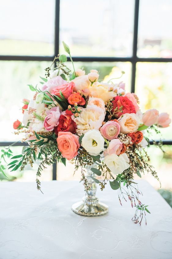  Garden Inspired Bridals with Pops of Pink + Hints of Gold, L'Estelle Photography, Vintage Meant for Rent, Infinity Luxury Linens + Decor, Full Bloom Flowers, Hello Sunshine Cake Studio