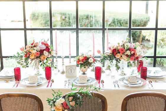  Garden Inspired Bridals with Pops of Pink + Hints of Gold, L'Estelle Photography, Vintage Meant for Rent, Infinity Luxury Linens + Decor, Full Bloom Flowers, Hello Sunshine Cake Studio