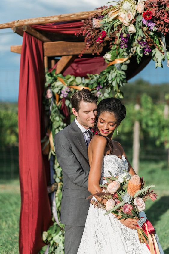  Vintage Inspired Vineyard Wedding Editorial