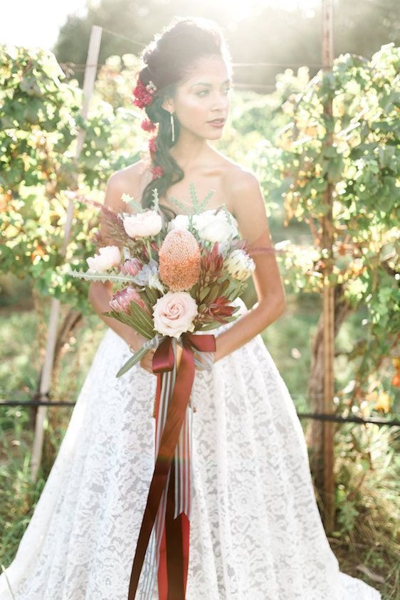  Vintage Inspired Vineyard Wedding Editorial