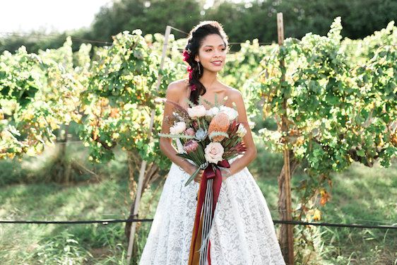  Vintage Inspired Vineyard Wedding Editorial