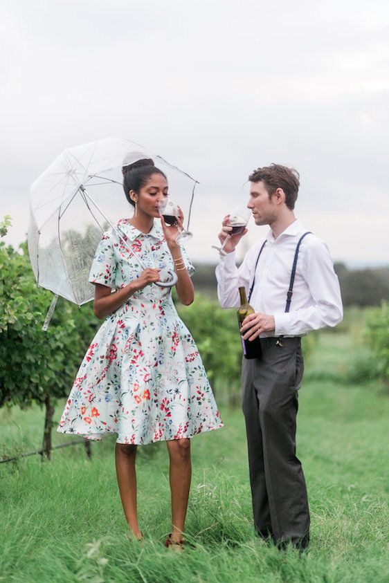  Vintage Inspired Vineyard Wedding Editorial