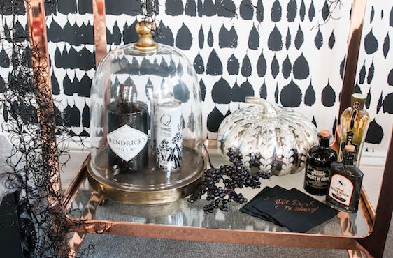  Halloween Bar Cart Ideas with Laura Hooper Calligraphy