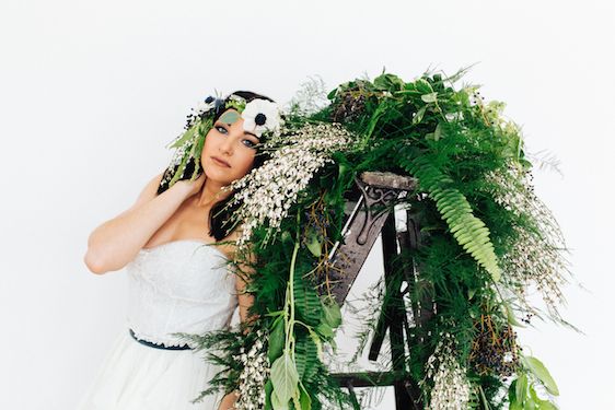  Snowy Bridals with Dusty Blues & Smoky Gray