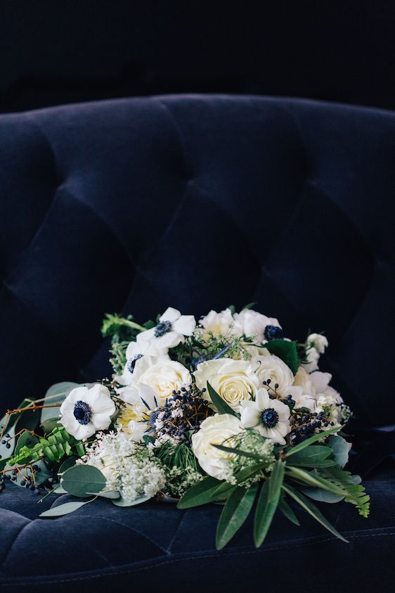  Snowy Bridals with Dusty Blues & Smoky Gray