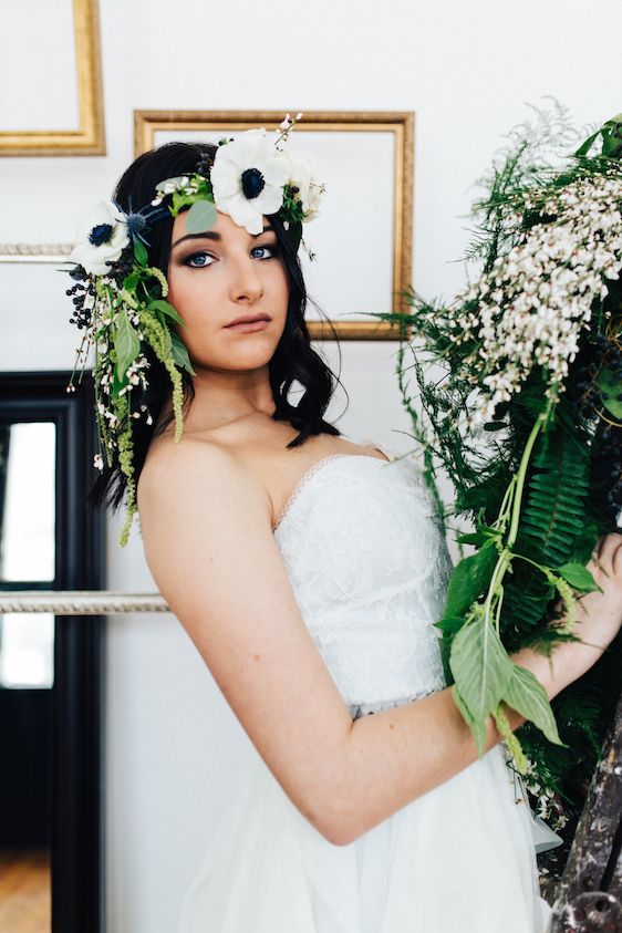  Snowy Bridals with Dusty Blues & Smoky Gray