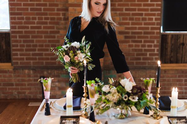  Modern + Chic Industrial Elopement 