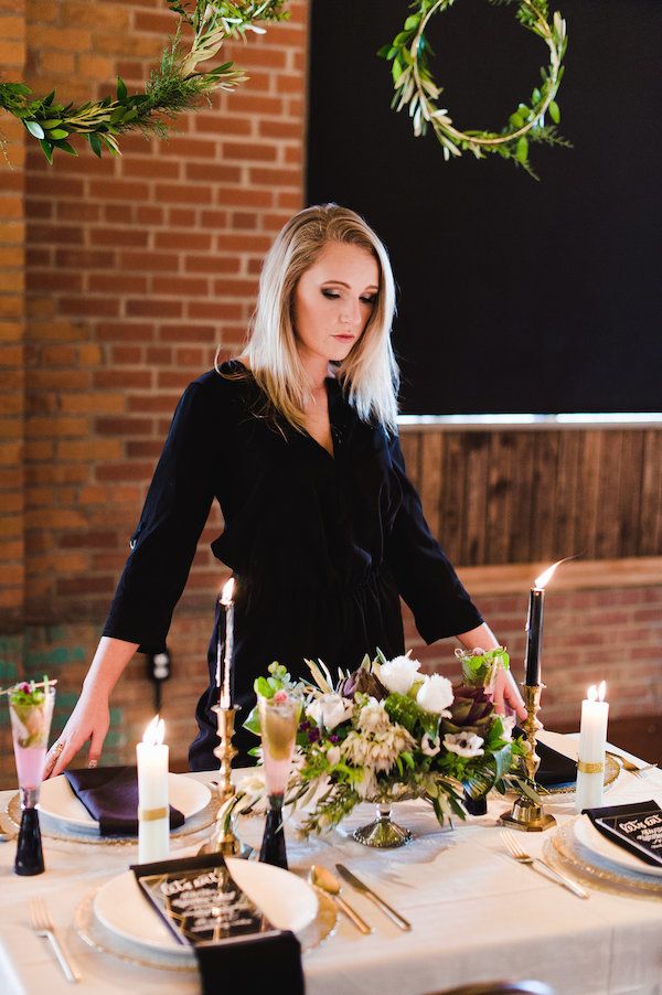  Modern + Chic Industrial Elopement 