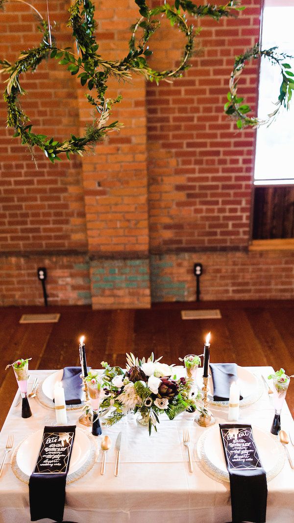  Modern + Chic Industrial Elopement 