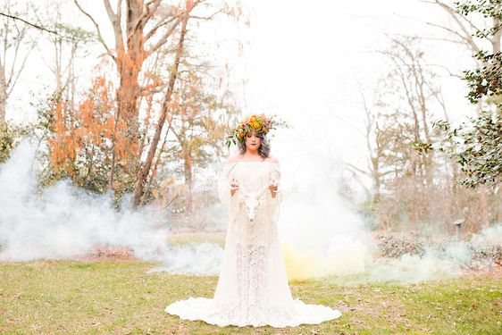  Whimsical Boho Wedding Inspiration, Brooke Michelle Photography, Honeydew Vintage, Lark Floral, A Griffin Events