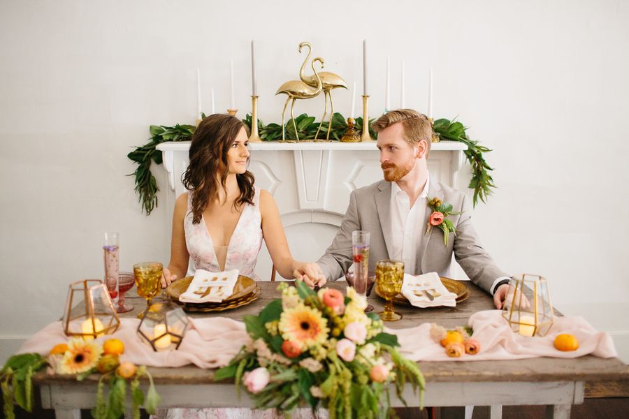  Intimate Wedding Inspiration with Bright Details