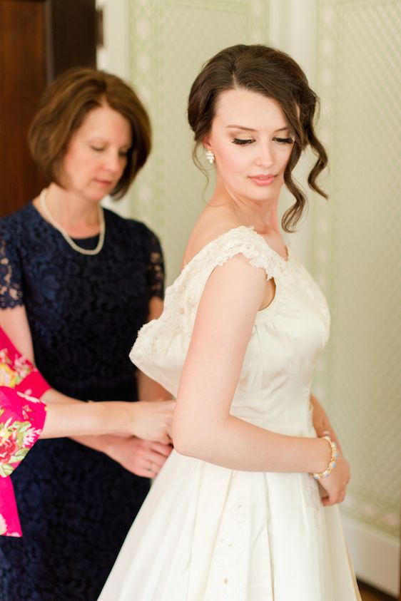  Peony Filled Garden Wedding with Vintage Details, Maison Meredith Photography