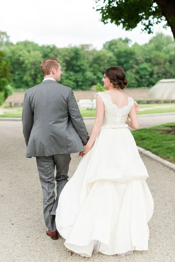  Peony Filled Garden Wedding with Vintage Details, Maison Meredith Photography