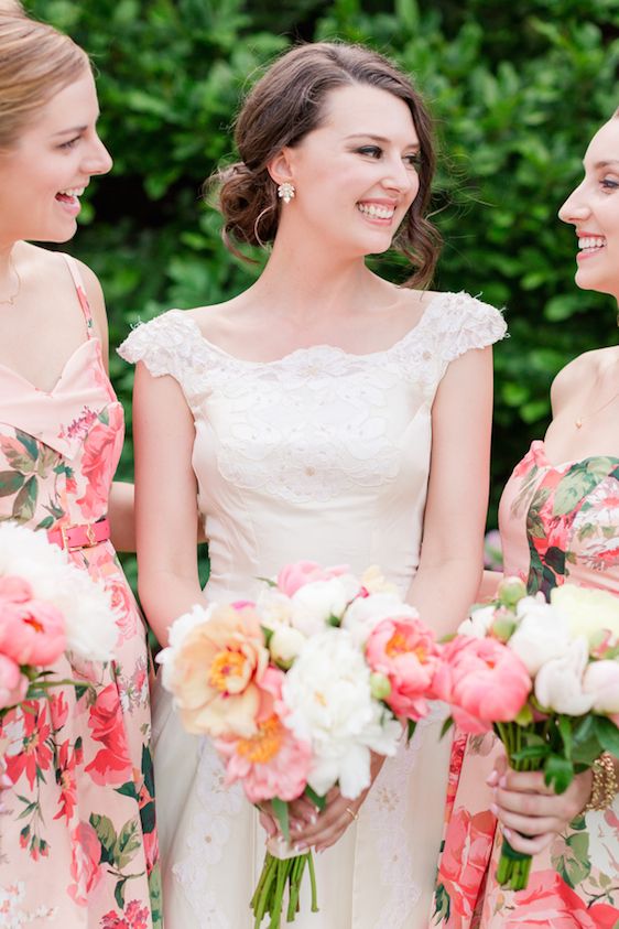  Peony Filled Garden Wedding with Vintage Details, Maison Meredith Photography