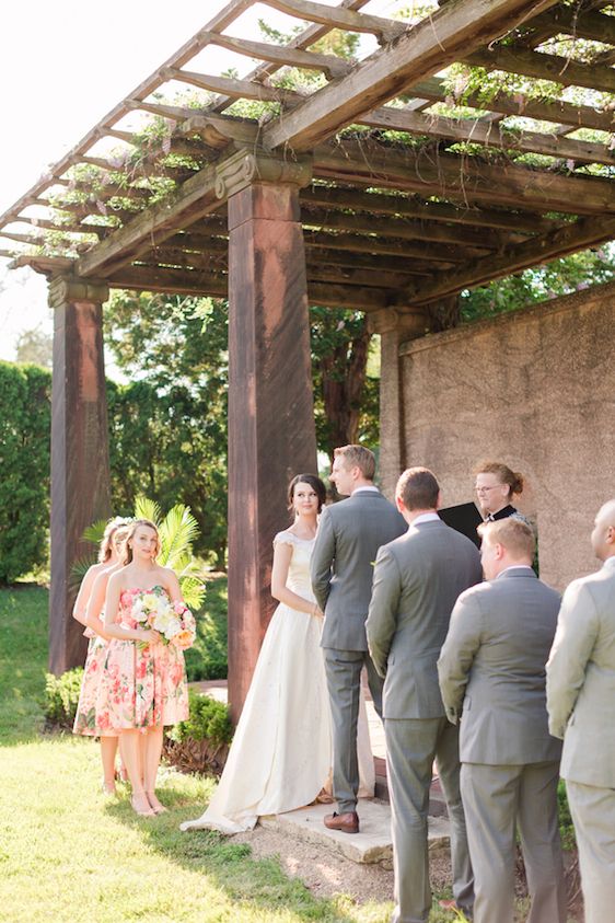  Peony Filled Garden Wedding with Vintage Details, Maison Meredith Photography