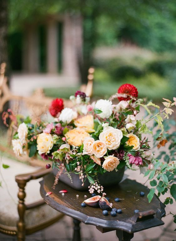  Moody Fall Wedding Inspiration with Lush Florals, Photography by Emily Katharine, Event Design by Lindsey Zamora, Florals by Poppy Lane Design