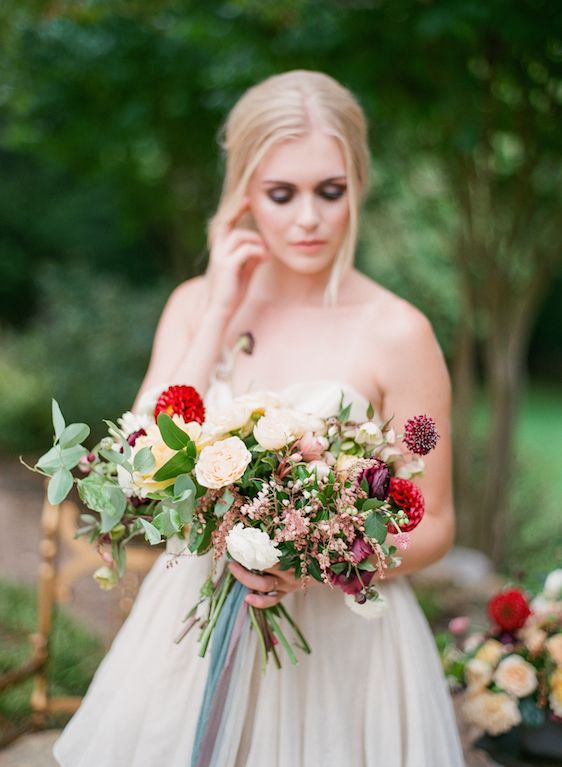  Moody Fall Wedding Inspiration with Lush Florals, Photography by Emily Katharine, Event Design by Lindsey Zamora, Florals by Poppy Lane Design