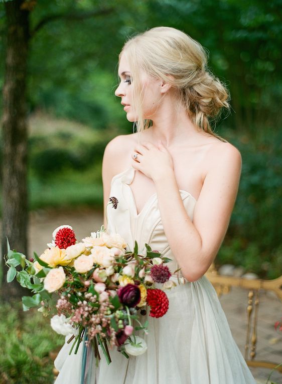  Moody Fall Wedding Inspiration with Lush Florals, Photography by Emily Katharine, Event Design by Lindsey Zamora, Florals by Poppy Lane Design