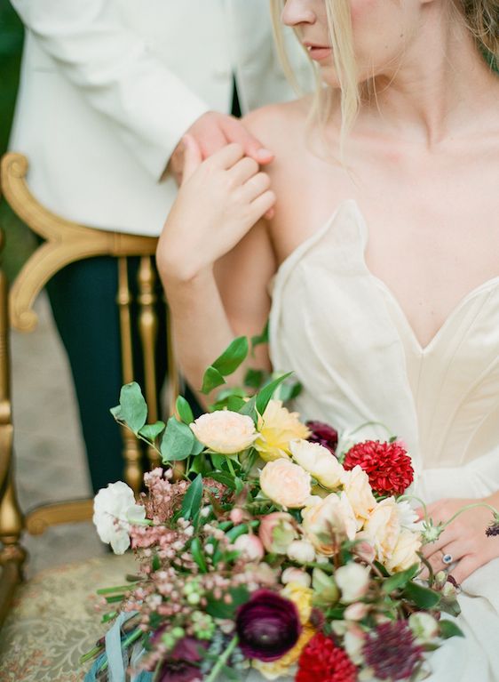  Moody Fall Wedding Inspiration with Lush Florals, Photography by Emily Katharine, Event Design by Lindsey Zamora, Florals by Poppy Lane Design