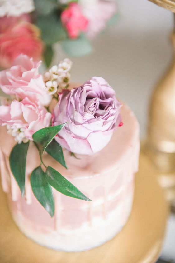  A Darling Dessert Display for a 1st Birthday with gorgeous captures by L'Estelle Photography, florals by Bootah Jardin Flowers and Desserts by Hello Sunshine Cake Studio