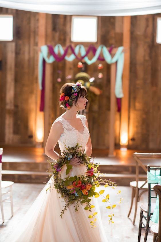  Bold + Colorful Meet Rustic Bohemian Chic, Jessica Yates Photography, Event design by Spaces by Sarah Beth, floral design by The Flower Merchant 