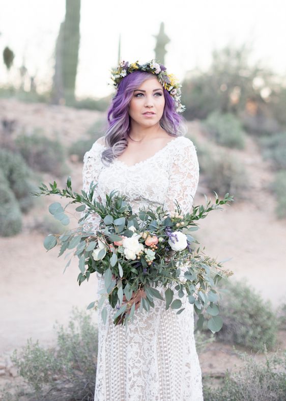  Ombré Boho Wedding Style in Scottsdale, Arizona, True Grace Photography, Hair and Makeup by True Goddess Hair, Scottsdale AZ