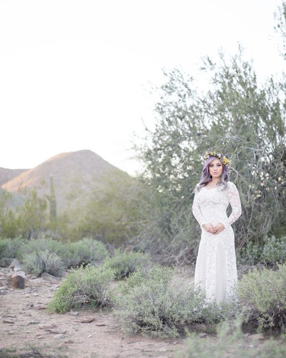  Ombré Boho Wedding Style in Scottsdale, Arizona, True Grace Photography, Hair and Makeup by True Goddess Hair, Scottsdale AZ