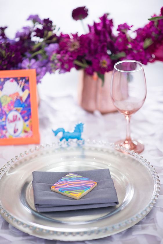  Daily Dose of Color | Lisa Frank Inspired Wedding 