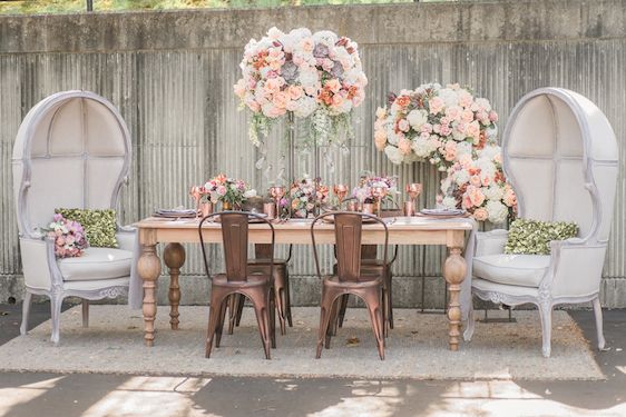  Industrial Chic Wedding Design with Intrigue Designs, Manda Weaver Photography, Adriana Marie Events