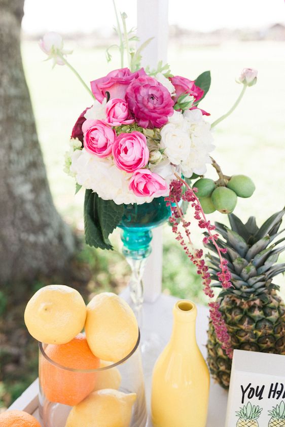  Fun & Fruity Lilly Pulitzer Inspired Wedding, Karinda K Photography Styling by Designed Affair planning by Laced with Grace, florals by Linda Doyle