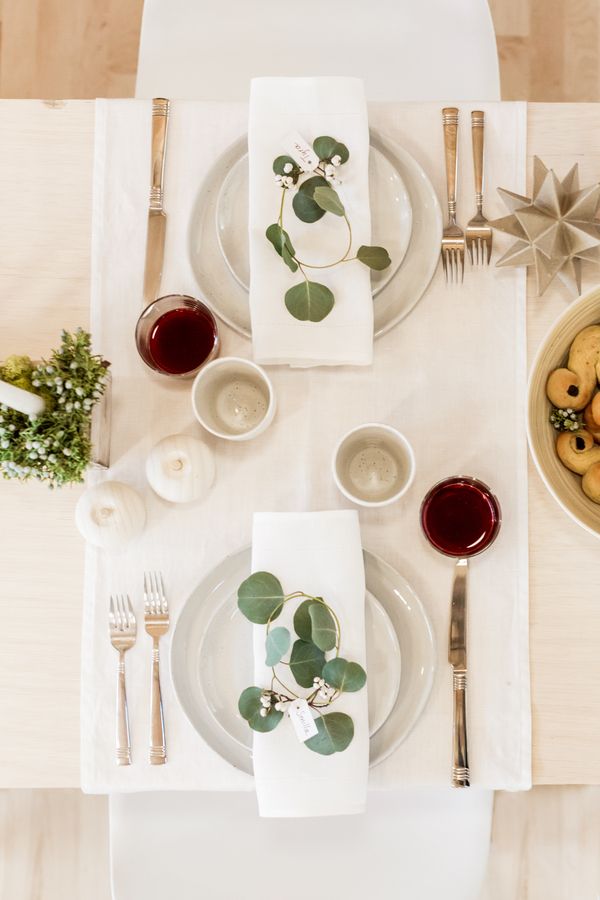  Scandinavian Styled Christmas Table