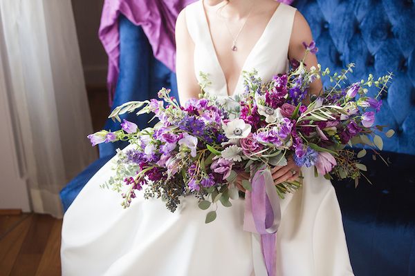 Classic Wedding Inspiration Highlighting Pantone's Ultraviolet