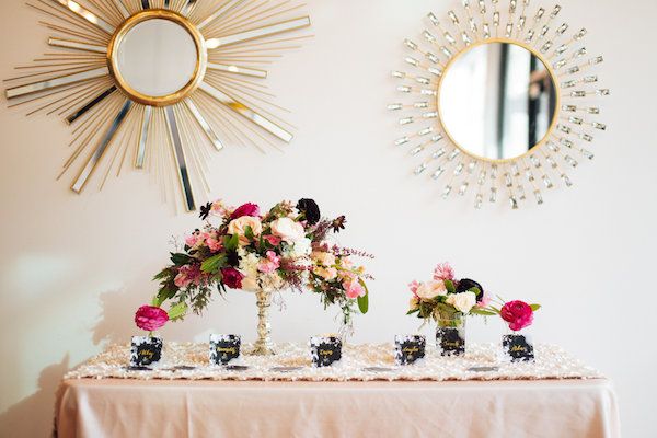  A Modern Soirée with Berry Tones, Gold & Jet Black