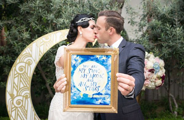   Art Deco Inspired Wedding Featuring the Colors of the Year for 2016