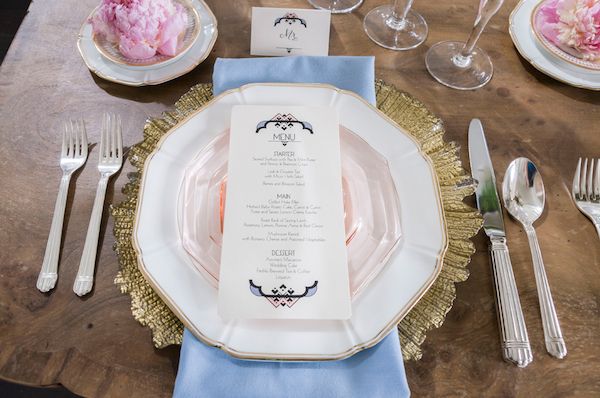  Art Deco Inspired Wedding Featuring the Colors of the Year for 2016