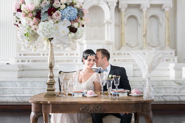   Art Deco Inspired Wedding Featuring the Colors of the Year for 2016