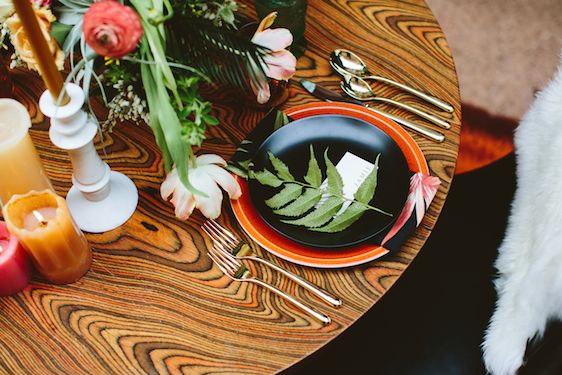  A Tropical Mid-Century Modern Styled Soirée, Angela Cox Photography, floral design + styling by Statice Flowers