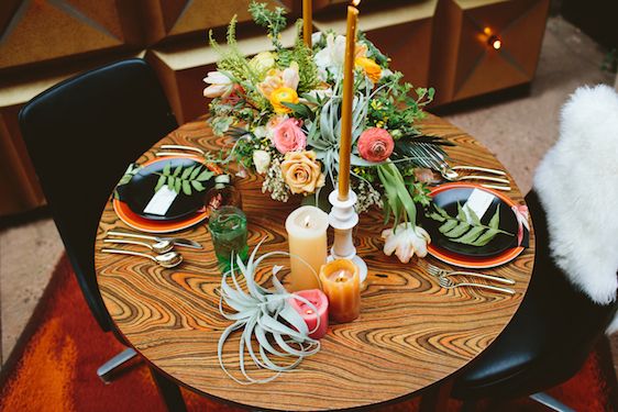  A Tropical Mid-Century Modern Styled Soirée, Angela Cox Photography, floral design + styling by Statice Flowers