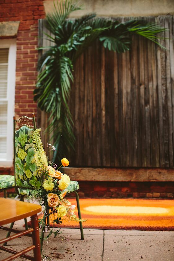  A Tropical Mid-Century Modern Styled Soirée, Angela Cox Photography, floral design + styling by Statice Flowers