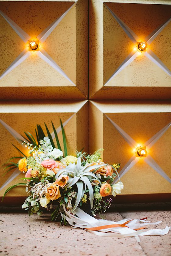  A Tropical Mid-Century Modern Styled Soirée, Angela Cox Photography, floral design + styling by Statice Flowers