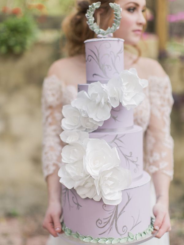  Irish Garden Greenery with Lovely Lavender + Ivory