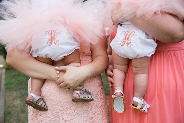  Coral and Gold Georgia Real Wedding