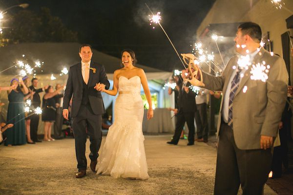  Coral and Gold Georgia Real Wedding