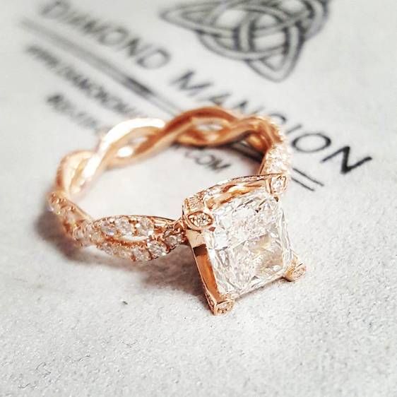  Rose Gold Engagement Rings | Diamond Mansion