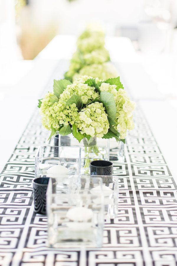  Modern Lime and Black Rooftop Wedding