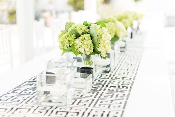  Modern Lime and Black Rooftop Wedding