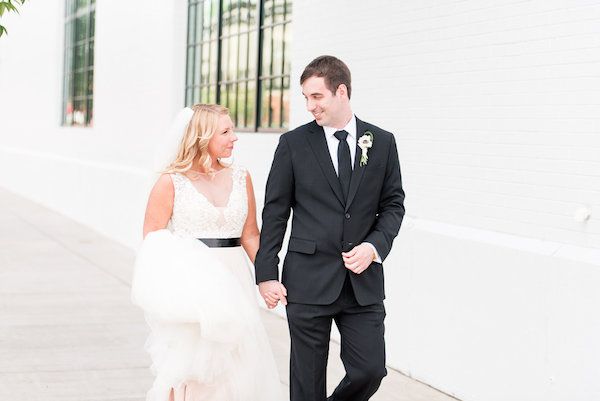  Modern Lime and Black Rooftop Wedding