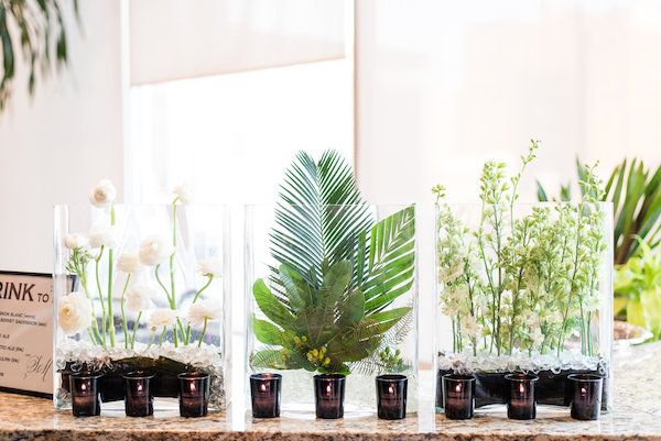  Modern Lime and Black Rooftop Wedding